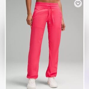 New *flaw* Lululemon Dance Studio sz 6 lined pant regular inseam glaze pink GLZP